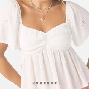 O’Neill Reema top white NWT medium